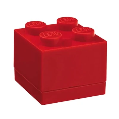 Imagen de LEGO Mini caja 4, color rojo (Room Copenhagen A/S 40111730)
