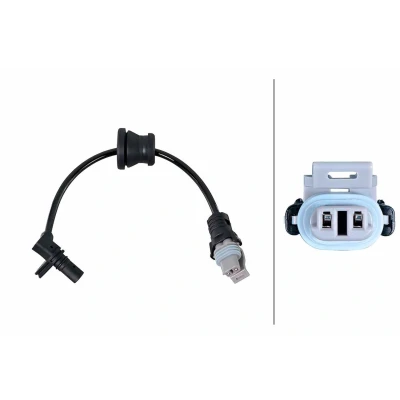 Imagen de HELLA 6PU 358 252 061 Sensor de ABS Eje trasero Hall 2polos 240mm OPEL: Antara A