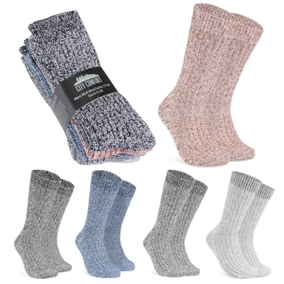 Imagen de CityComfort Calcetines Tobilleros Hombre Pack de 5 o 2 Pares, Suaves y Cálidos, Talla 39 45, Regalo Navidad (Multi/Marga Paquete 5)