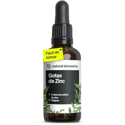 Imagen de Gotas de Zinc 100ml (2450 gotas) 15mg por dosis diaria Premium: Iónico (Sulfato Zinc) Sin Alcohol, Testado en Laboratorio, 100% Vegano y Producido Alemania