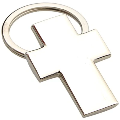 Imagen de Mopec M639 Llavero de metal con forma cruz para comunión, pack 10 unidades