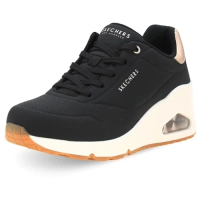 Imagen de Skechers Zapatillas UNO Wedge Hi Steps 177520BLK, Negro, 36 EU