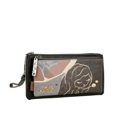 Imagen de Anekke Monedero Grande Heartbeat Multi Compartimento Gran Capacidad Medidas: 22/11/3 Cm Accesorios Y Complementos Mujer