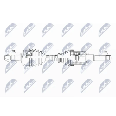 Imagen de NTY NPW PL 101 Árbol de transmisión