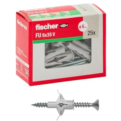 Imagen de FISCHER Tacos Fu 25 Unidades, 3,5 X 6 V