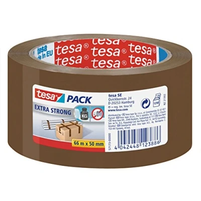 Imagen de Cinta adhesiva de embalaje tesapack PVC, color marrón