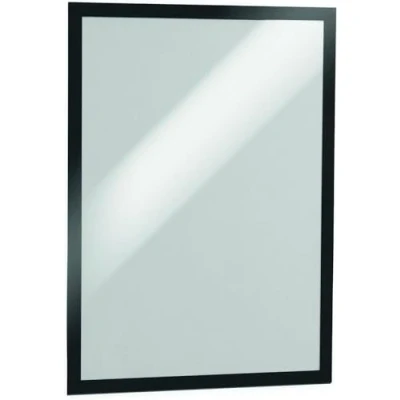 Imagen de Durable 487301 Marco informativo Duraframe (A3, autoadhesivo con cierre magnético) 2 unidades, negro