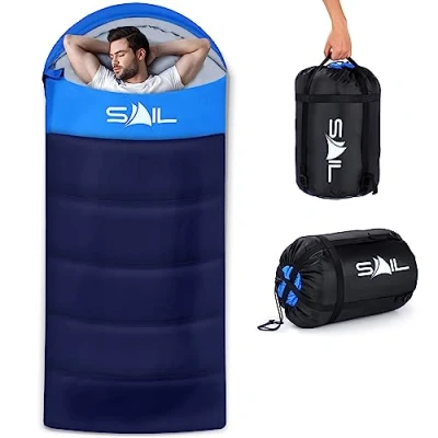 Imagen de Sail Saco de dormir azul onex400 104073 Dormir, Unisex, Azul, Extra Wide &amp; Tall