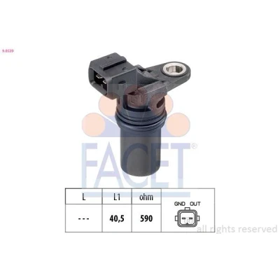 Imagen de FACET 9.0539 Sensor de revoluciones, control del motor Made in Italy OE Equivalent OPEL: Vivaro A Camión plataforma / Chasis