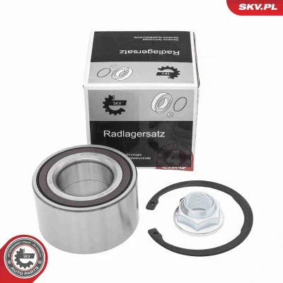 Imagen de ESEN SKV 85SKV095 Juego de cojinete rueda Eje delantero sin sensor ABS incorporado 80mm MAZDA: 3 Hatchback, 5, Berlina