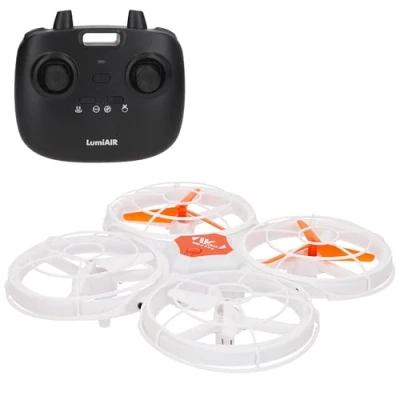 Imagen de COLORBABY 41866 Speed &amp; Go Dron teledirigido, Luz LED, Mide 17x17 cm, Giro 360, Alcance 50 metros, Tiempo vuelo 7 min, 2.4 GHz, Carga USB, RC, Vehículos radiocontrol, Juguetes niños 8 años