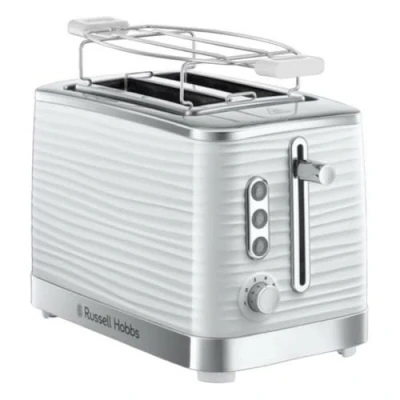 Imagen de Tostadora Russell Hobbs Inspire, 1050 W, 2 Ranuras, 5 Niveles, Descongelación, Blanco