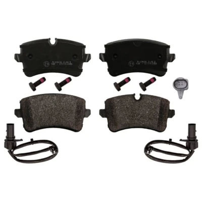 Imagen de FEBI BILSTEIN 116016 juego de pastillas freno Eje trasero con contacto avisador desgaste tornillos AUDI: A6 C7 Avant, A4 B8 Avant