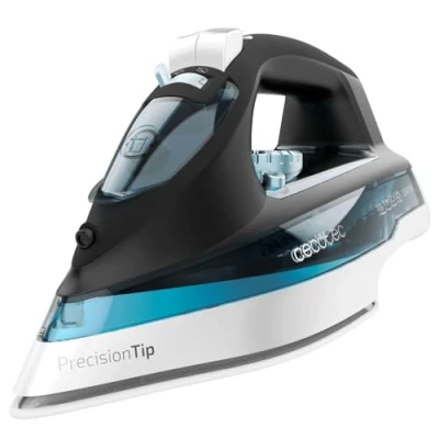 Imagen de Cecotec Plancha Horizontal IronHero 2600 Force. W, Tecnología Power Steam, Golpe de Vapor 210 g/min, Suela Turbo Slide, Sistema Antigoteo, Cyclo Clean, Filtro Antical