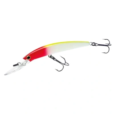 Imagen de Yo Zuri Crystal Minnow Deep Diver Walleye Señuelo Flotante, 13.7 cm, Payaso