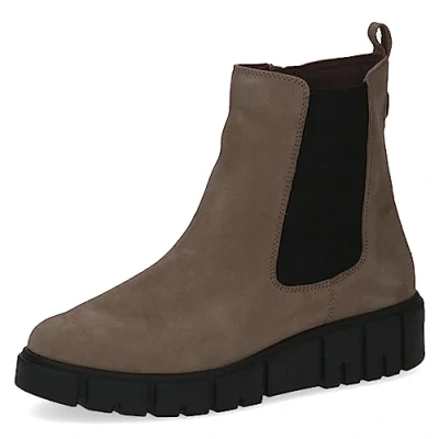 Imagen de CAPRICE 9 25411 41, Botines planos para Mujer, Marrón (Mud Suede), 37 EU