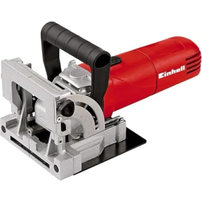 Imagen de Einhell engalletadora TC BJ 900. 860 W, 11000 1 / min de ralentí, 14 mm profundidad máxima fresado, ajuste continuo. altura y ángulo, bolsa recolectora polvo