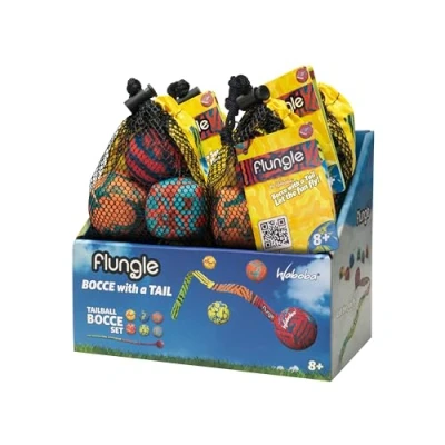 Imagen de Waboba Flungle Ball Toss Bocce with a Tail — 2 6 Player Fun Yard Beach Game for Family and Friends Juego, Unisex, Talla única