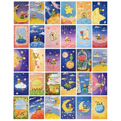Imagen de TuYines Postales Set 30pcs,Vintage Postkarten,Motivation Postkarten,Sprüchen und Zitaten, Postkarten Retro zum Thema Liebe Freundschaft,Postkarte für Kinder