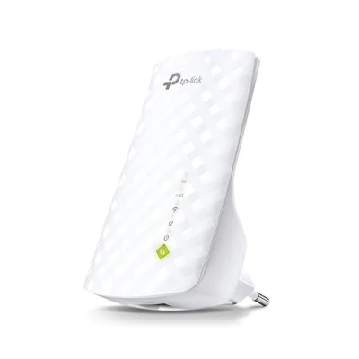 Imagen de TP Link RE200 AC750 Repetidor de red Wifi extensor amplificador cobertura con enchufe(Puerto Ethernet, 10/100 mbps, Banda dual, 300Mbps, 2.4 GHz, 433 Mbps 5GHz), Blanco