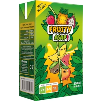 Imagen de Asmodee Mixlore FRUITY ASAP Juego de ambiente para niños a partir 7 años Creación rápida cascadas frutas cartas desarrollo rápido y coordinación 2 4 jugadores 15 min