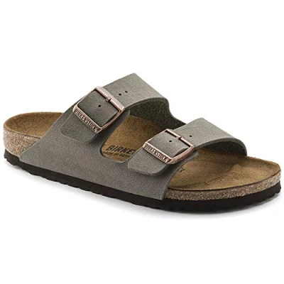 Imagen de Birkenstock Arizona Narrow Unisex Pantuflas, Talla: 38, Stone coin Zapatos