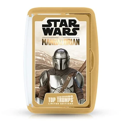 Imagen de Top Trumps Juego de Cartas Star Wars The Mandalorian Limited Editions, Juega con Greef Karga, Moff Gideon, Boba Fett, Koska Reeves y el Propio Grogu, Regalo Juguete para niños niñas a Partir 6