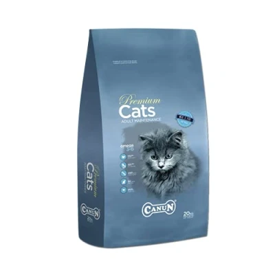 Imagen de Pienso para Gatos Adultos Todas Las Razas y tamaños Rico en Pollo Pescado Alimento seco 20 kg Canun Cats Daily Maintenance