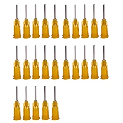 Imagen de jeringa de plástico Luer Lock, punta roma 15G, herramientas medición para medir, brillo labios, relleno líquidos, dispensación, manualidades, aplicador pegamento