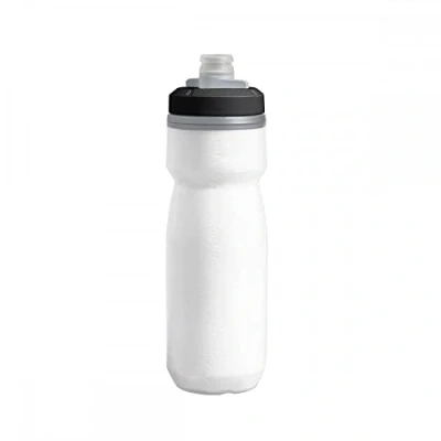 Imagen de CAMELBAK botella de agua deportivaPodium Chill, exprimible, caminata en bicicleta para correr Blanco/Negro, 600ML