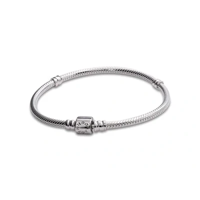 Imagen de Pandora Icons Pulsera con cadena de serpiente plata ley, 21