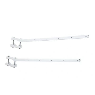 Imagen de Sauvic 89410 Tendedero Baranda Adaptable Blanco, Hierro Galvanizado con Pintura Cerámica Blanca,Color 63 x 4 7 cm