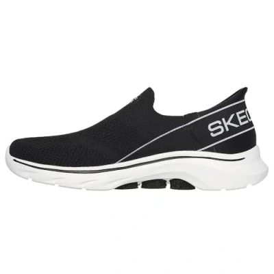 Imagen de Skechers, GO Walk 7 MIA Mujer, Ribete Blanco Textil Negro, 35 EU
