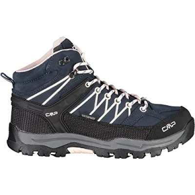 Imagen de CMP Kids Rigel Mid Trekking Shoe Wp, Botas de Senderismo Unisex niños, Azul (Asphalt Rose), 40 EU