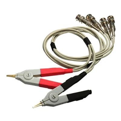 Imagen de Tutoy Medidor De LCR Cables Prueba/Clip Cable/Terminal Kelvin Alambres Sondeo con 4 Bnc