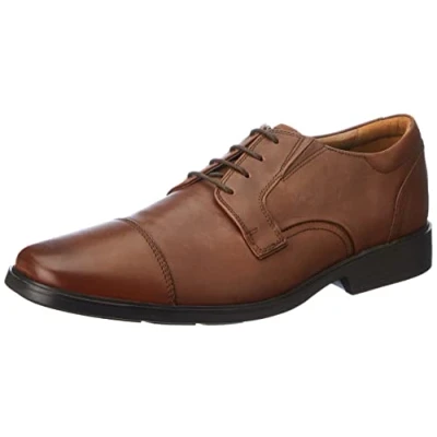 Imagen de Clarks Lite Cap, Oxford Hombre, marrón (Tan Leather), 44 EU