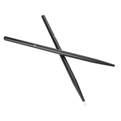 Imagen de 1 Par 5A Drum Sticks, Baquetas de Madera Arce Instrumentos Accesorios(negro)