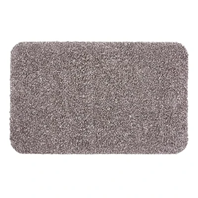 Imagen de ASTRA Felpudo antisuciedad Lavable 40x60 cm Clean Off Gris 100% algodón Entra SAUGSTARK Antideslizante fácil de Limpiar