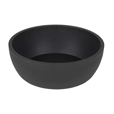 Imagen de District 70 Cuenco de bambú para Perros Gris Oscuro S: 14 x 5,2 cm (570 ml), pequeño ml)