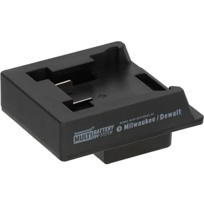Imagen de Brennenstuhl Adaptador Milwaukee/Dewalt para focos LED de obra en el sistema Multi Battery 18V