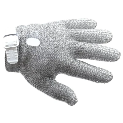Imagen de Arcos Guantes de Protección Guante Malla Acero Inoxidable Size S 240 mm Color Gris