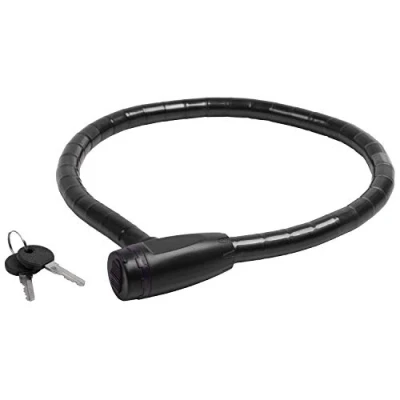 Imagen de M Wave Llave Candado Espiral, Unisex, Negro, 800 x 18 mm