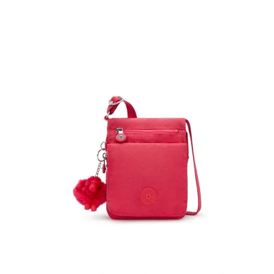 Imagen de Kipling New Eldorado, Bandolera Pequeña, Rojo (Resort Pink)