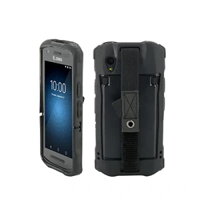 Imagen de Mobilis Funda para Zebra TC21 TC26 6&#039;&#039;, Carcasa Reforzada Ordenador Táctil con Banda de Agarre y Portalápiz, Compatible la Estación Carga, Negro