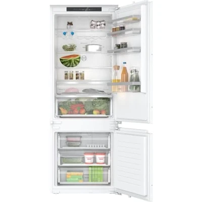 Imagen de Bosch Frigorífico combi integrable, Serie 4, NoFrost, Home Connect, VitaFresh XXL, Muy Silencioso, Blanco, KBN96VFE0.