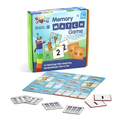 Imagen de Learning Resources Set de Actividades con Cubos MathLink Numberblocks del 1 al 10, Aprendizaje matemáticas para Edades tempranas, construye, aprende y Juega en el Aula casa, niños 3+ años