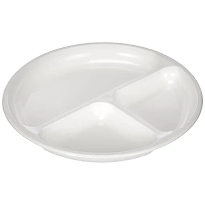 Imagen de Westmark Plato de menú para microondas, 3 áreas separadas, ø 25 cm, Plástico, Color: blanco, 22402270