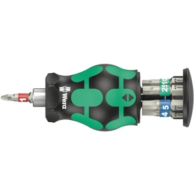Imagen de WERA 05004179001 Bicycle Set 11 Destornillador Porta Puntas vers. extra corta,inox