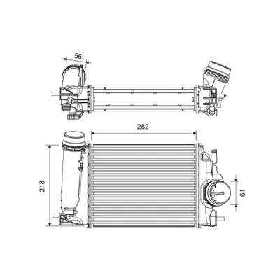Imagen de VALEO 818317 Intercooler sin sensor NISSAN: Qashqai 2