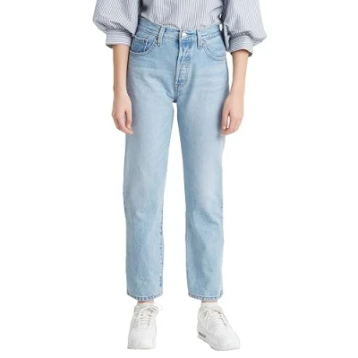 Imagen de Levi&#039;s 501 CROP Vaqueros rectos, Mujer, Talla: 24x28, Light blue denim